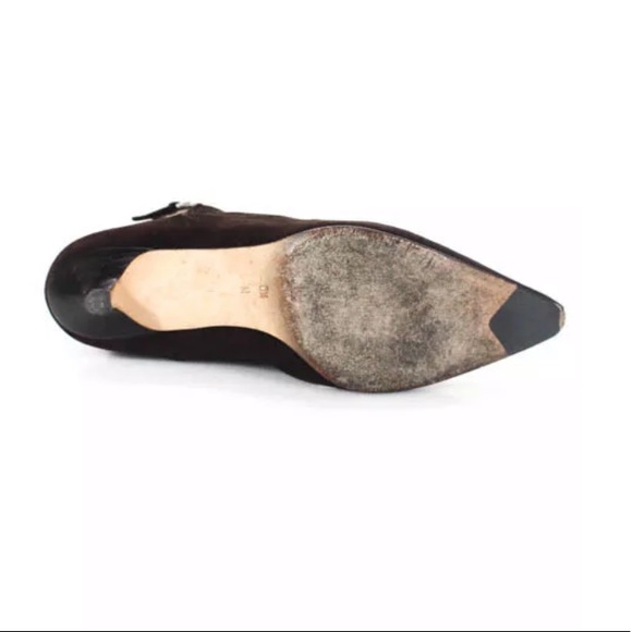 MICHAEL KORS BROWN SUEDE ANKLE BOOT SIZE 6.5 - Picture 4 of 6